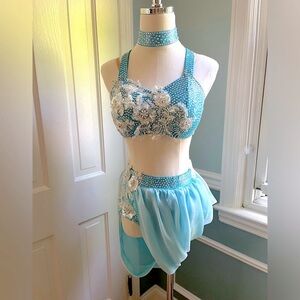 Custom Costume - Dance - Lyrical / Contemporary Costume - Sz 32A Bra - XXS/XS